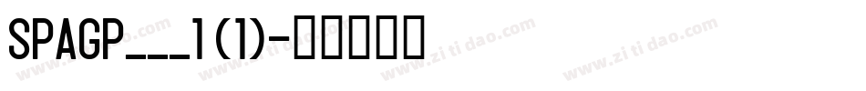 SPAGP___1 (1)字体转换